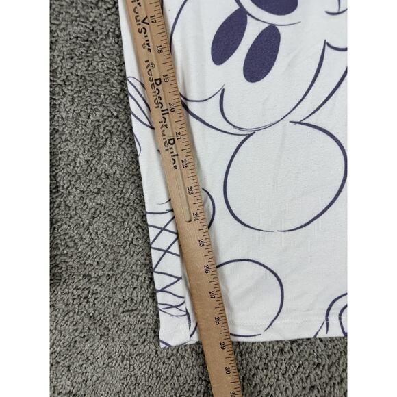 Disney Mickey Mouse Lounge Pajama Pants Womens Large White Drawstring Graphic - Picture 5 of 11